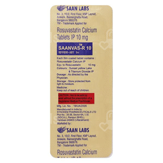 Saanvas R 10 Mg Tablet 10