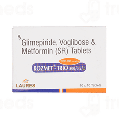 Rozmet Trio 500/0.2/2 Tablet 10 Rozmet Trio 500/0.2/2 Tablet 10