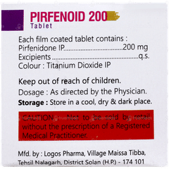 Pirfenoid 200 Tablet 15 Pirfenoid 200 Tablet 15