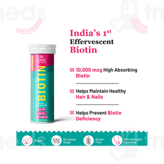 Chicnutrix Biotin With Selenium Lime & Lemon Effervescent Tablet 30