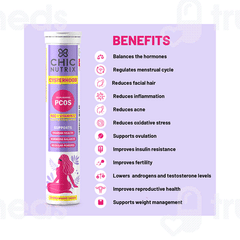 Chicnutrix Cysterhood Nac+vitamin C Pcos Management Strawberry Effervescent Tablet 20 Chicnutrix Cysterhood Nac+vitamin C Pcos Management Strawberry Effervescent Tablet 20