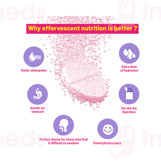 Chicnutrix Cysterhood Nac+vitamin C Pcos Management Strawberry Effervescent Tablet 20