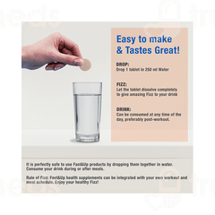 Fast And Up Cola Hydration Reload+caffeine Effervescent Tablet 20