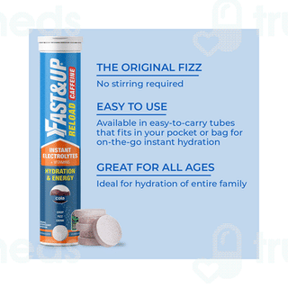 Fast And Up Cola Hydration Reload+caffeine Effervescent Tablet 20