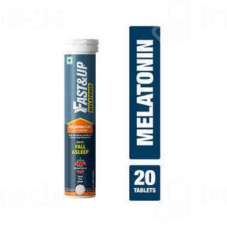 Fast And Up Melatonin 10mg + L Theanine Strawberry Effervescent Tablet 20