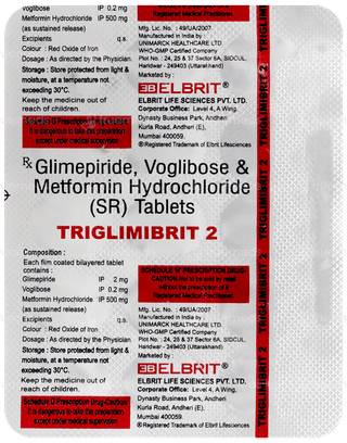 Triglimibrit 2 Mg Tablet 15