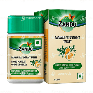 Zandu Papaya Leaf Extract Tablet 20