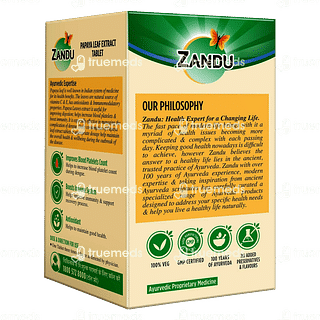 Zandu Papaya Leaf Extract Tablet 20