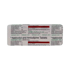 Nebiqol Am 5 MG Tablet 10