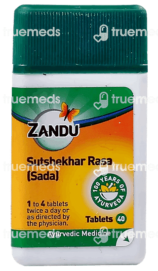 Zandu Sutshekhar Ras Tablet 40