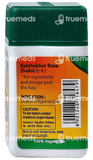 Zandu Sutshekhar Ras Tablet 40