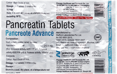 Pancreote Advance Tablet 10