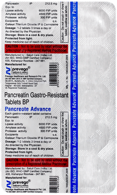 Pancreote Advance Tablet 10 Pancreote Advance Tablet 10
