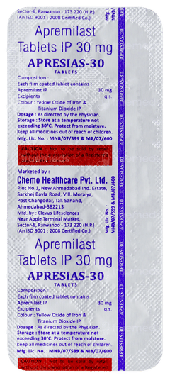 Apresias 30 Tablet 10