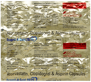 Ecopril A Gold 20/75 Capsule 15