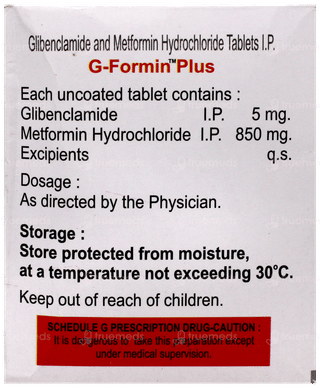 G Formin Plus Tablet 10