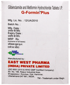 G Formin Plus Tablet 10