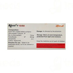 Alten F 10/80 Mg Tablet 15