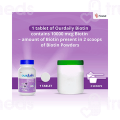 Ourdaily Biotin 10000 MCG Tablet 60
