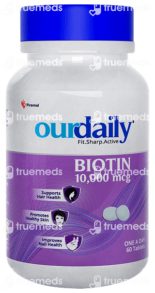 Ourdaily Biotin 10000 MCG Tablet 60