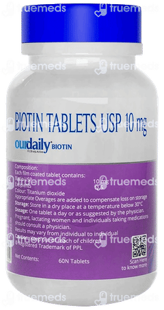 Ourdaily Biotin 10000 MCG Tablet 60