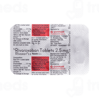 Rivaxon 2.5 MG Tablet 14