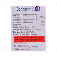Gabaprime Nt 400 MG Tablet 10