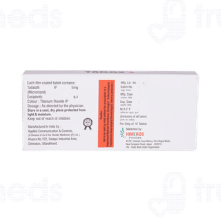 Tadox 5 MG Tablet 10