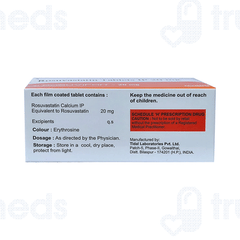 Rosuviron 20 MG Tablet 10 Rosuviron 20 MG Tablet 10