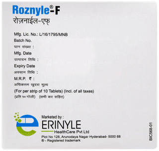 Roznyle F Tablet 10