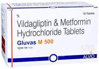 Gluvas M 500 Tablet 10