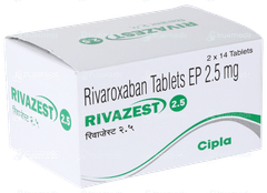 Rivazest 2.5 Tablet 14