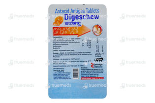 Digeschew Orange Flavour Chewable Tablet 15