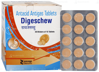 Digeschew Orange Flavour Tablet 15