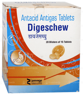 Digeschew Orange Flavour Tablet 15