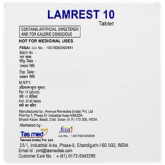 Lamrest 10 Tablet 15