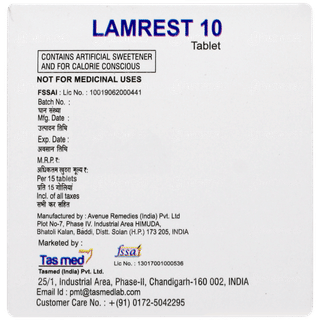 Lamrest 10 Tablet 15