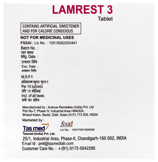 Lam Rest 3 Tablet 15