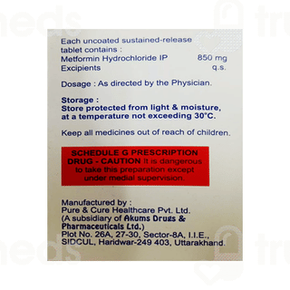 Metasens 850 MG Tablet 10