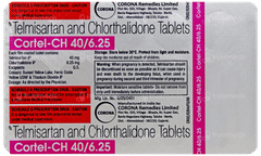 Cortel Ch 40/6.25 Tablet 15