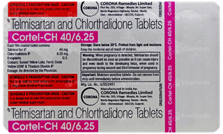 Cortel Ch 40/6.25 Tablet 15