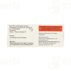 Terostil 20 Mg Tablet 10