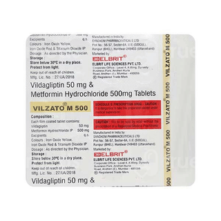 Vilzato M 500 Mg Tablet 15