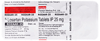 Rozaar 25 Mg Tablet 10