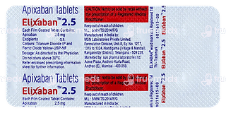 Elixaban 2.5 MG Tablet 10