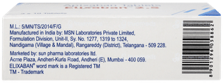 Elixaban 2.5 Tablet 10