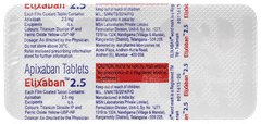Elixaban 2.5 Tablet 10