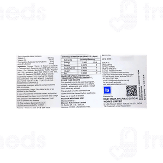 Zncd Chewable Tablet 10