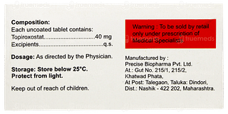 Topiroxo 40 Tablet 10