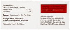 Topiroxo 20 Tablet 10